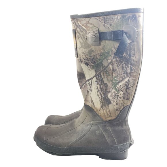 Game Winner Mens Size 10 16" Scent Free Rubber Hunting Boots - Picture 5 of 9